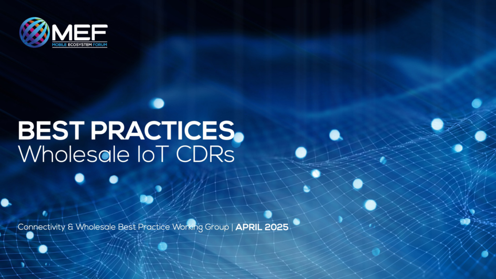 BEST PRACTICES - Wholesale IoT CDRs
