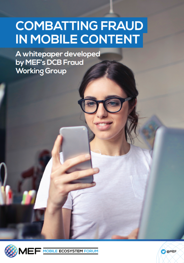 MEF Whitepaper: Combatting Fraud in Mobile Content