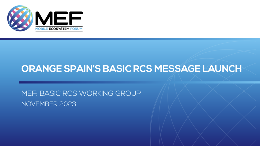 Orange Spain’s Basic RCS Message Launch