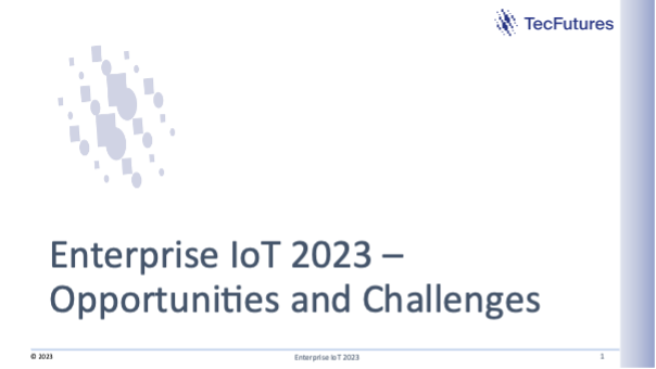 Enterprise IoT 2023 – Opportunities and Challenges